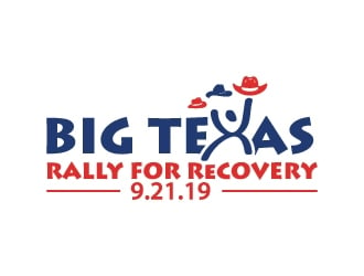Big Texas Rally For Recovery logo design by Erasedink