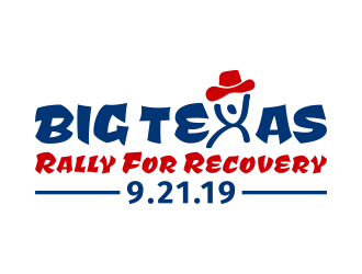 Big Texas Rally For Recovery logo design by graphicstar