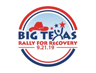 Big Texas Rally For Recovery logo design by Erasedink