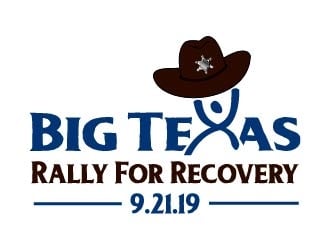 Big Texas Rally For Recovery logo design by bulatITA