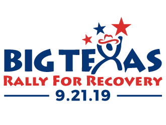 Big Texas Rally For Recovery logo design by ORPiXELSTUDIOS