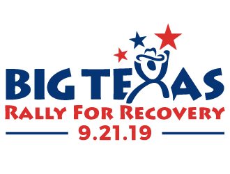 Big Texas Rally For Recovery logo design by ORPiXELSTUDIOS