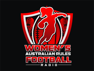 Womens Australian Rules Football Radio (WARF Radio) logo design by coco