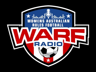 Womens Australian Rules Football Radio (WARF Radio) logo design by J0s3Ph