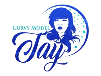 Curvy Model Tay  logo design by Aelius