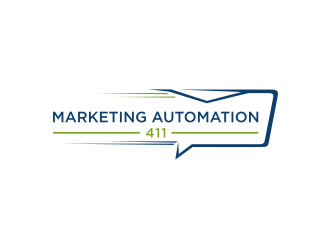 Marketing Automation 411 logo design by mbamboex