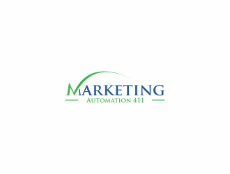 Marketing Automation 411 logo design by haidar