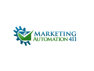 Marketing Automation 411 logo design by bluespix