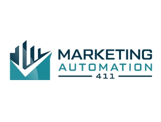 Marketing Automation 411 logo design by akilis13