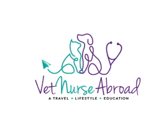 Vet Nurse Abroad logo design by avatar