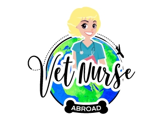 Vet Nurse Abroad logo design by moomoo