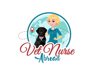Vet Nurse Abroad logo design by avatar