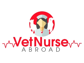 Vet Nurse Abroad logo design by fawadyk