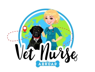 Vet Nurse Abroad logo design by avatar