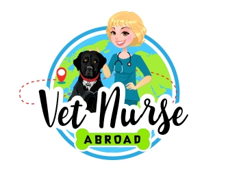 Vet Nurse Abroad logo design by avatar