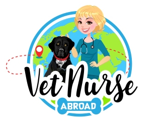 Vet Nurse Abroad logo design by avatar