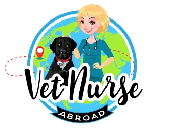 Vet Nurse Abroad logo design by avatar