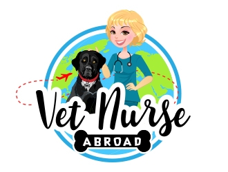 Vet Nurse Abroad logo design by avatar