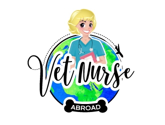 Vet Nurse Abroad logo design by moomoo