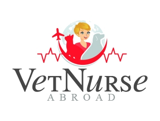 Vet Nurse Abroad logo design by fawadyk