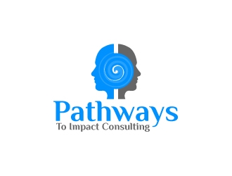 Pathways To Impact Consulting logo design by Rock