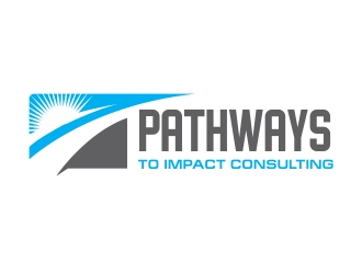 Pathways To Impact Consulting logo design by ruki