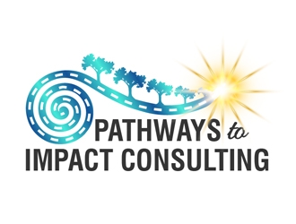 Pathways To Impact Consulting logo design by Roma