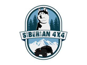 Siberian 4X4 logo design by Kruger