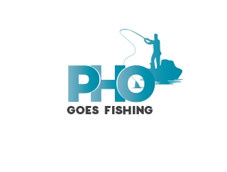 Pho Goes Fishing logo design by heba