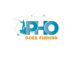 Pho Goes Fishing logo design by heba