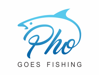 Pho Goes Fishing logo design by up2date