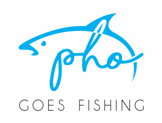 Pho Goes Fishing logo design by up2date