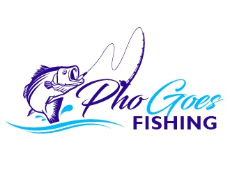Pho Goes Fishing logo design by usef44