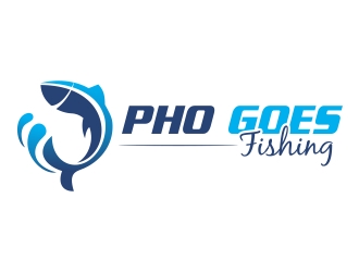 Pho Goes Fishing logo design by ruki