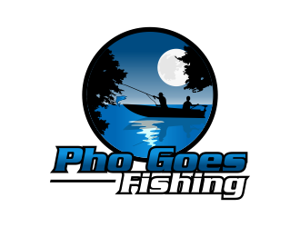 Pho Goes Fishing logo design by Kruger