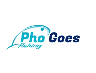 Pho Goes Fishing logo design by bougalla005