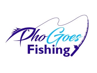 Pho Goes Fishing logo design by usef44