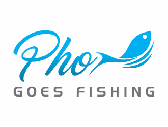 Pho Goes Fishing logo design by up2date