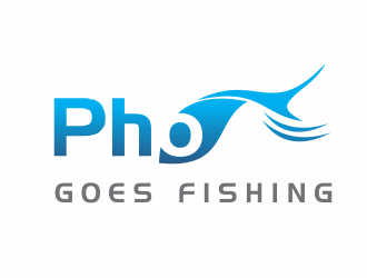 Pho Goes Fishing logo design by up2date