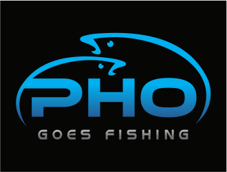 Pho Goes Fishing logo design by up2date