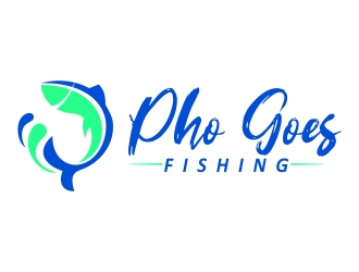 Pho Goes Fishing logo design by ruki