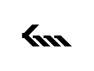 KM logo design by ammad