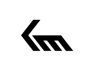 KM logo design by agil