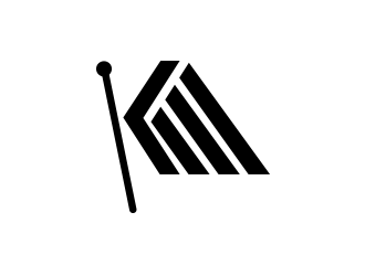 KM logo design by Inlogoz