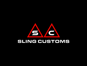 SLING CUSTOMS  logo design by johana