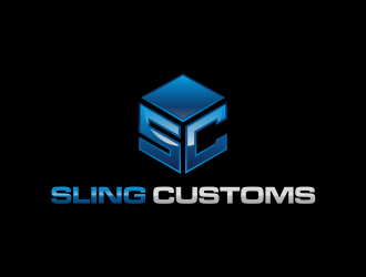 SLING CUSTOMS  logo design by ammad