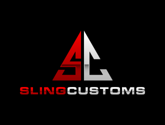 SLING CUSTOMS  logo design by lexipej
