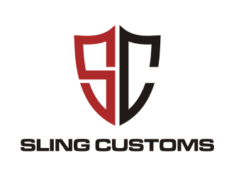 SLING CUSTOMS  logo design by rief