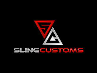 SLING CUSTOMS  logo design by mhala