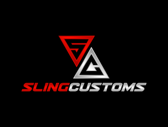 SLING CUSTOMS  logo design by mhala